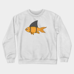 Goldfish with Shark fin Crewneck Sweatshirt